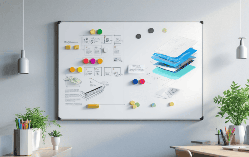 Magnetisches Whiteboard: Wie es funktioniert & warum es haftet